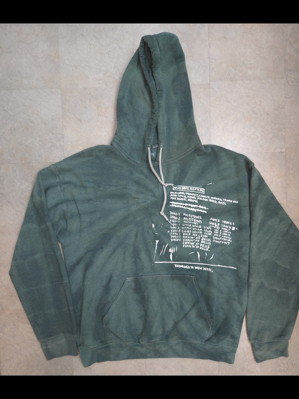 Men's Cassius Clay Graphic Ripple Hoodie Size S